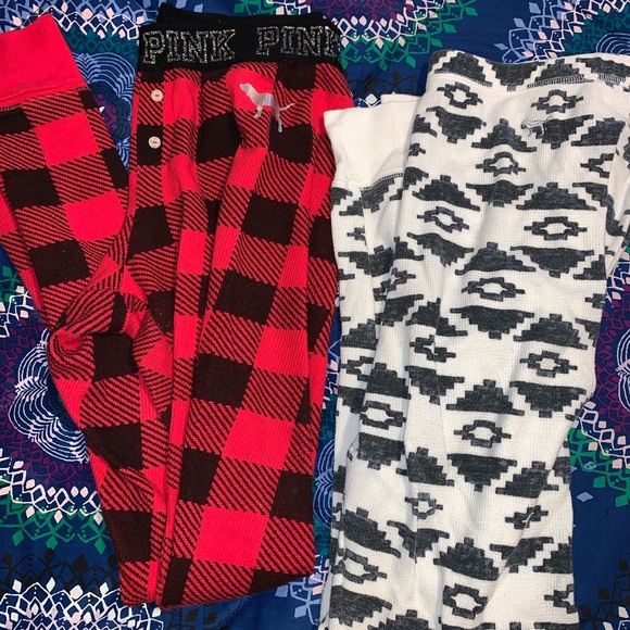 PINK Victoria's Secret Other - Two pairs of VS Pink sleep legging